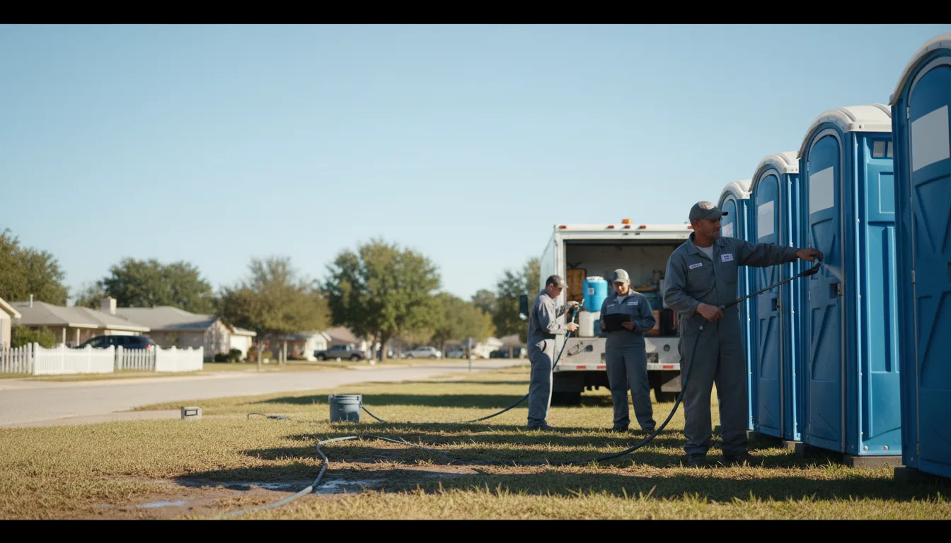 Long-Term Portable Toilet Rental in Mangham, LA near me